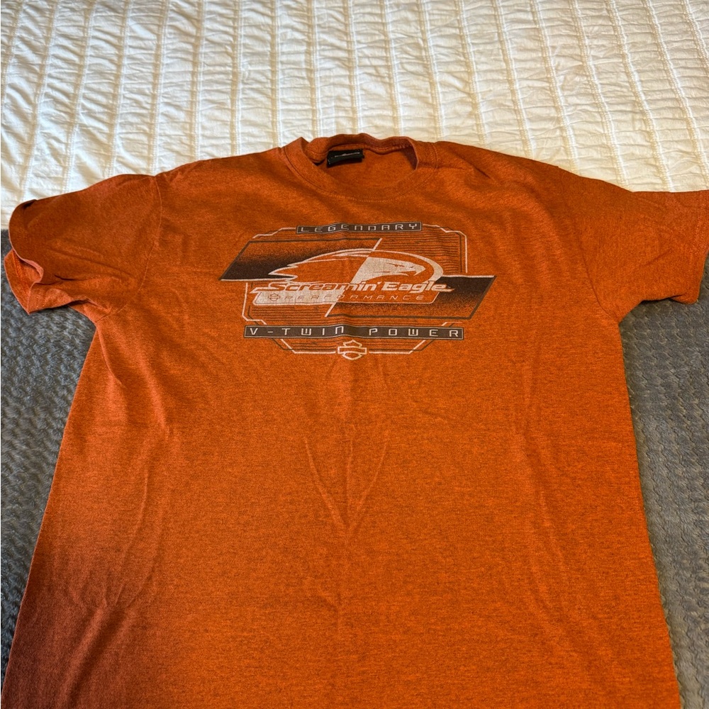 Harley-Davidson Screamin' Eagle Orange Tee
